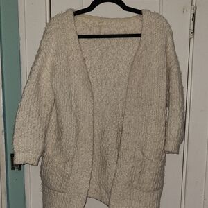 Elegant Cream Women's Cardigan